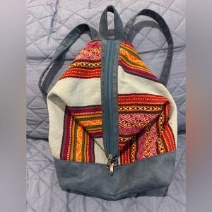 Peruvian Patterned Backpack